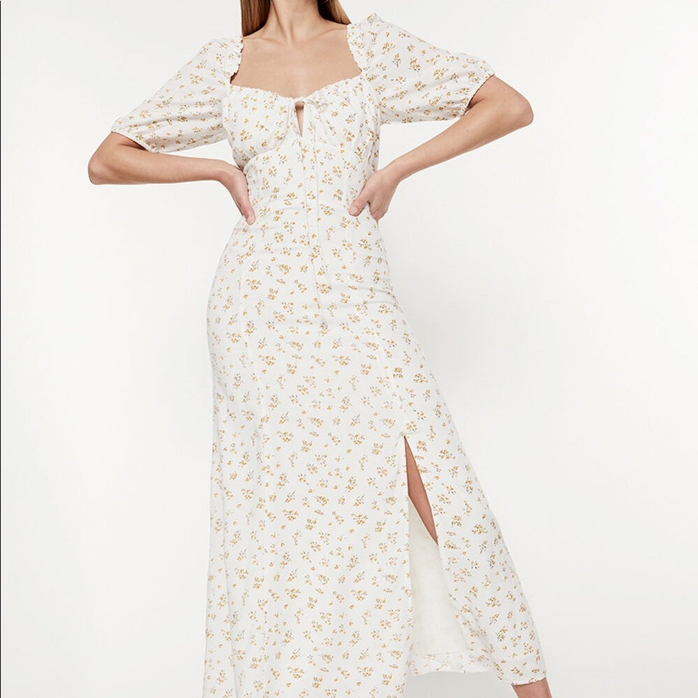 Bardot Midi Floral Dress